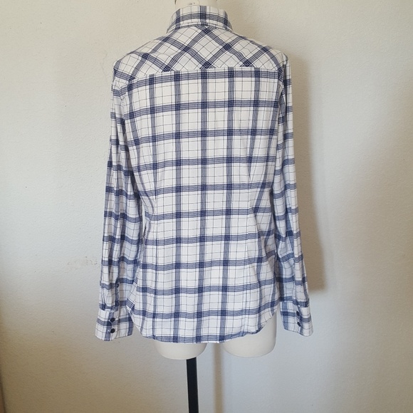 J Crew Factory |Perfect Fit Flannel Shirt … - Picture 3 of 6